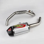 Exhaust Muffler Racing Carbon Pipe Full System Fit For Kawasaki KLX110L. Fixed Price $249.49.