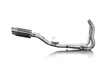 Suzuki GSX-S1000GX Delkevic Full Exhaust With 8 Inch Carbon Fiber Round Muffler. Fixed Price $559.99.