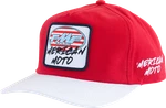 Fmf Merican Hat - Red With 5 Panel Twill Snapback And Embroidery. Fixed Price $32.00.