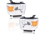 Brock 76VX71S Headlight Assembly Set Fits 2015-2019 Gmc Sierra 3500 Hd. Fixed Price $338.18.