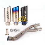 For Yamaha Yzf R1 2015-22 Motorcycle Exhaust Link Pipe Slip-on 60MM Muffler Tips. Fixed Price $180.53.