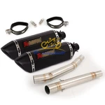For Suzuki Hayabusa GSX1300R Slip On Mufflers Exhaust Mid Link Pipe 470MM Escape. Fixed Price $218.18.