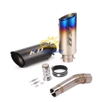 For Honda NC700 NC750X Slip-on Exhaust Set Mid Link Pipe 51MM Muffler Tip Baffle. Fixed Price $90.08.