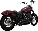 Vance & Hines Big Radius Exhaust System Black 2-2 Pipe Harley Softail 2018+. Fixed Price $1429.95.