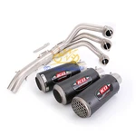 Whole Exhaust System Front Pipe Connect Mufflers For Yamaha MT-09 FZ09 2014-2020. Fixed Price $201.10.