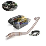 Full System Exhaust Mufflers Front Header Pipe For Kawasaki Z125 Pro 2017-2024. Fixed Price $103.46.