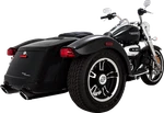 Vance & Hines Twin Slash Slip-on Mufflers Black 46796. Fixed Price $669.99.