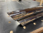Vance & Hines Big Shots Staggered Exhaust System Chrome #17959 Harley Davidson. Fixed Price $449.00.
