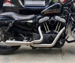 Exhaust Custom Fit Harley Davidson Sportster Forty-eight 2 Into 1 Full System. Fixed Price $398.40.