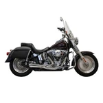 Bassani Exhaust 2 Into Ripper Short Chrome Harley Twin Cam Softails 1S6C. Fixed Price $1154.95.