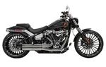 Bassani 18-25 M8 Harley Fatboy Breakout Exhaust Pro Street Chrome Turnout 2INTO2. Fixed Price $810.00.