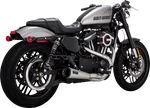 Vance & Hines 2-INTO-1 Upsweep Exhaust System Brushed Stainless Steel 27327. Fixed Price $1594.95.