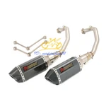 Complete Exhaust System Front Pipe 310MM Muffler For Yamaha BWS125 Zuma. Fixed Price $105.23.
