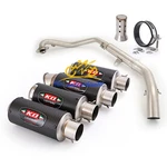 For Cf-moto 300SS 300NK 300SR Motorcycle Exhaust Front Pipe Carbon Fiber Muffler. Fixed Price $163.79.