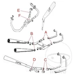 Athena Exhaust Connector Gasket 35X41X30 Mm. Fixed Price $34.21.