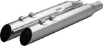 Khrome Werks Hp-plus Dual Slip-on Slash-up Mufflers Chrome #40FSL-1021-CHR. Fixed Price $499.95.