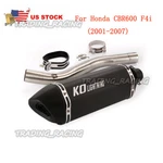 For Honda CBR600 F4I 2001-2007 Slip Exhaust Muffler Pipe + Middle Link. Fixed Price $140.98.