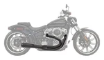 Bassani Road Rage Short 15.5" Megaphone Black 2-INTO-1 Exhaust System (1S62RB). Fixed Price $901.93.