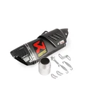 Akrapovic Exhaust Carbon Sports Silencer Universal Fit Slip Muffler Pipe. Fixed Price $155.21.