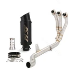 For Triumph Trident 660 2021-2025 Tiger Exhaust Front Pipe Muffler Tips Slip. Fixed Price $295.64.