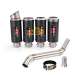 For Cfmoto 650NK 650MT 400NK Exhaust Mid Link Pipe 51MM Mufflers Escape Carbon. Fixed Price $121.10.