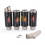 For Kawasaki Ninja ZX6R ZX636 2009-2023 Exhaust Middle Link Pipe Carbon Mufflers. Fixed Price $104.54.