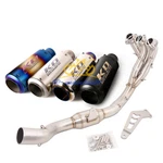 For Yamaha FZ09 MT09 20-23 Complete System Exhaust Front Pipe Mufflers Silencer. Fixed Price $263.65.