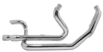 Chrome True Dual Exhaust Header Pipes 17+ Harley Touring Flht Flhr 90336. Fixed Price $446.40.