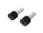 Mbrp Exhaust T5199CF Tip Set 5" Od Dual Wall Angle Cut T304. Fixed Price $329.99.