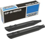 Drag Specialties 1801-1190 Matte Black 4" Slashdown Slip-on Mufflers For 17-23. Fixed Price $363.95.