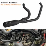 2-INTO-1 Big Bore Full Exhaust System For Harley Softail Low Rider 2018-UP. Fixed Price $549.99.