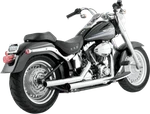 Vance & Hines Chrome Straightshots Staggered Exhaust For 1986-2011 Softail 17817. Fixed Price $604.95.