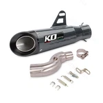 For Honda CTX700 Motorcycle Exhaust Mid Pipe Link System Black Muffler Silencers. Fixed Price $104.99.