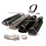 Slip On For Kawasaki ZX4RR 2023 2024 Exhaust Mid Link Pipe Muffler Tips 2''. Fixed Price $105.70.