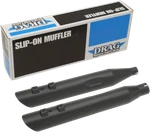 Drag Specialties Slashdown Slip-on Mufflers Pair For 17-22 Harley Davidson. Fixed Price $363.95.