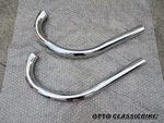 Honda 305 Superhawk CB72 CB77 Exhaust Muffler Pipe Rh&lh Pair // Japan. Fixed Price $136.00.