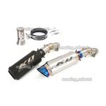 Slip For Kawasaki Ninja 650R EX650 2006-2011 Exhaust Mid Tail Pipe Black Muffler. Fixed Price $115.12.