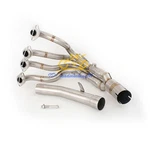 Motorcycle Exhaust Front Mid Connect Pipe For Kawasaki Ninja ZX6R ZX636 2009-23. Fixed Price $311.57.