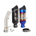For Yamaha FZ1 2006-2015 Motorcycle Exhaust Middle Link Pipe Black Mufflers Tips. Fixed Price $80.99.