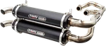 Trinity Racing Dual Exhaust Black Fits TR-4162D-BK. Fixed Price $1079.99.