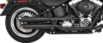 Vance & Hines Black Twin Slash 3" Slip-on Exhaust Mufflers (46343). Fixed Price $625.05.